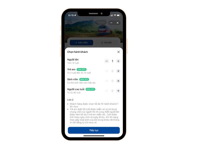 Ưu đãi kép giảm giá vé sinh viên và khuyến mại từ VNPAY App